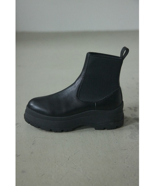 「BLACK BY MOUSSY」 ショートブーツ 38 ブラック レディース_画像3