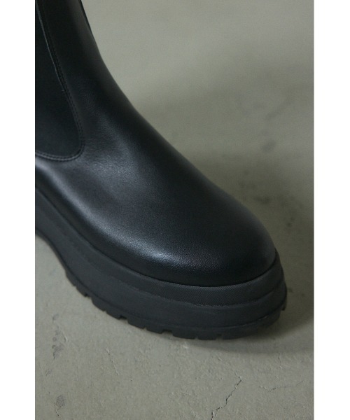 「BLACK BY MOUSSY」 ショートブーツ 38 ブラック レディース_画像5