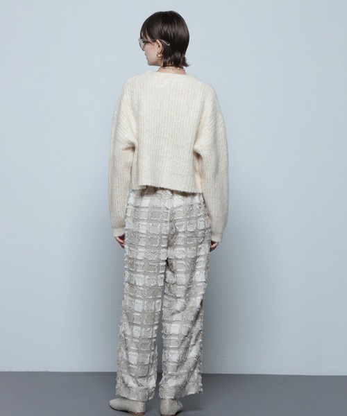 「ROSE BUD」 イージーパンツ ONE SIZE パープル レディース_画像5