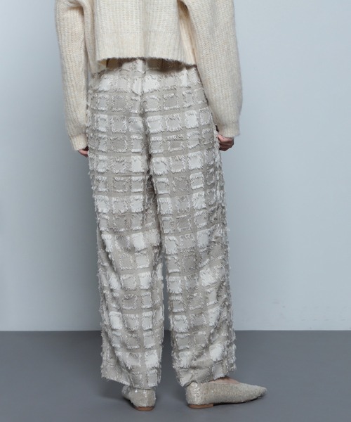 「ROSE BUD」 イージーパンツ ONE SIZE パープル レディース_画像8