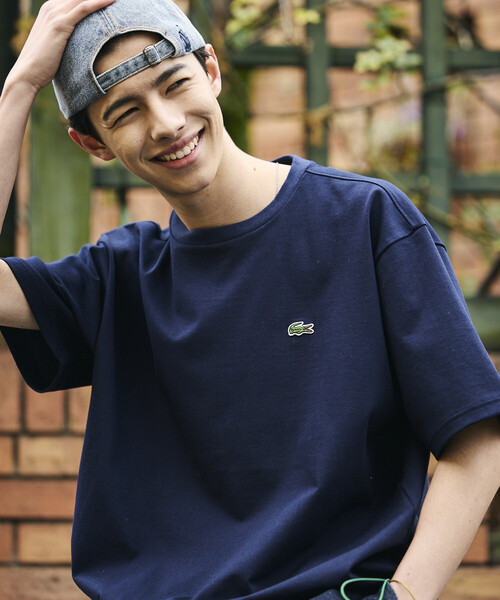 LACOSTE（ラコステ） tシャツ 「別注」スピンドル付き 半袖Tシャツ