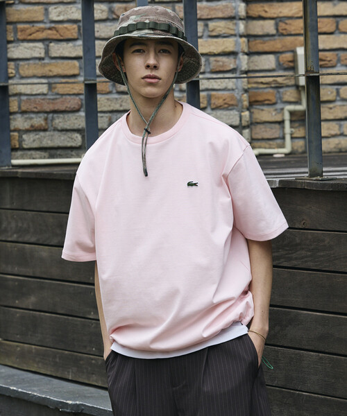 LACOSTE（ラコステ） tシャツ 「別注」スピンドル付き 半袖Tシャツ