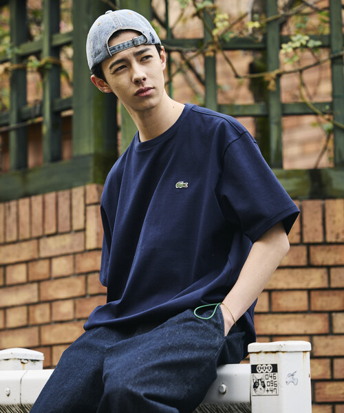 LACOSTE　ラコステ　半袖Tシャツ　未使用品 LACOSTE（ラコステ） tシャツ 「別注」スピンドル付き 半袖Tシャツ