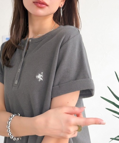 classicalelf（クラシカルエルフ） ヘンリーネック tシャツ 半袖