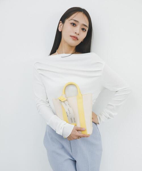 ショルダーバッグ バッグ 「別注」AJUGA.×RODE SKO　ロゴリボン付ショルダーバッグ レディースの画像