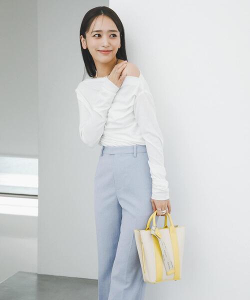 ショルダーバッグ バッグ 「別注」AJUGA.×RODE SKO　ロゴリボン付ショルダーバッグ レディースの画像