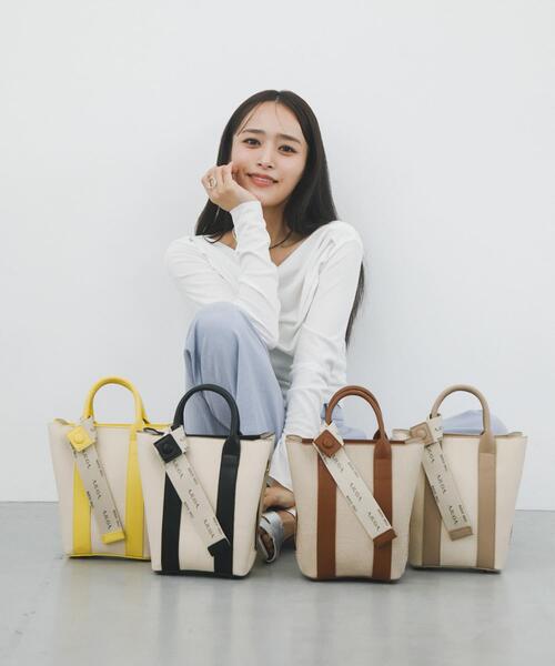ショルダーバッグ バッグ 「別注」AJUGA.×RODE SKO　ロゴリボン付ショルダーバッグ レディースの画像