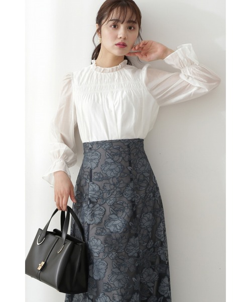 「PROPORTION BODY DRESSING」 ロングスカート MEDIUM グレー レディース_画像2