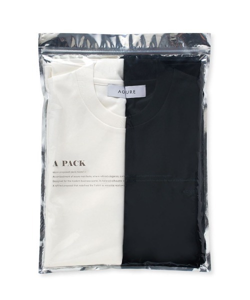 tシャツ 「A PACK」 BUSINESS PACK T-SHIRT(2枚組)) メンズの画像