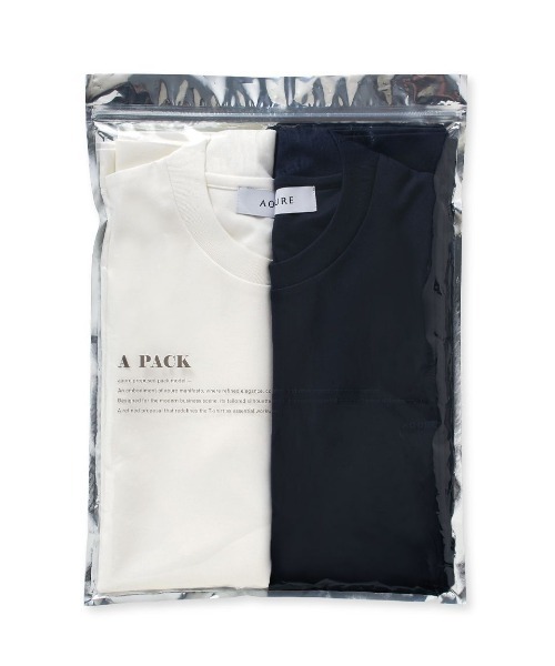 tシャツ 「A PACK」 BUSINESS PACK T-SHIRT(2枚組)) メンズの画像