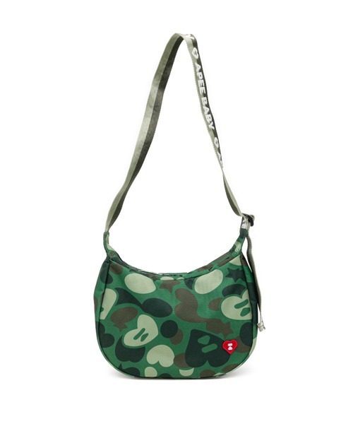 APEE ショルダーバッグ バッグ HEART BADGE CROSSBODY CAMO MINI BAG 