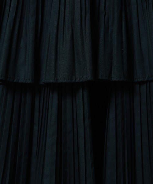 「DOUBLE STANDARD CLOTHING」 フリルスカート 36 ブラック レディース_画像8