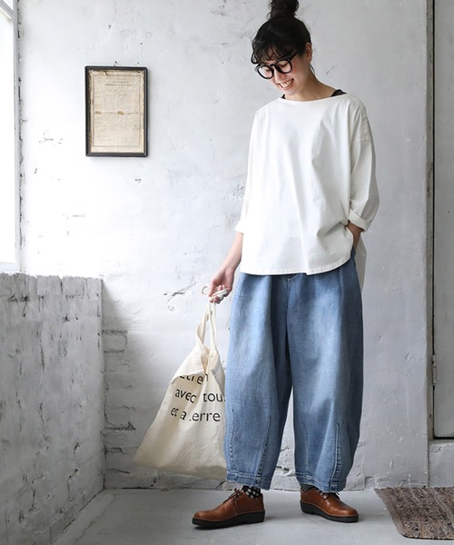 「soulberry」 デニムパンツ L ブルー レディース_画像7