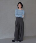 スラックス パンツ 「EMMEL REFINE...の詳細画像1