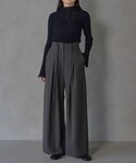 スラックス パンツ 「EMMEL REFINE...の詳細画像4