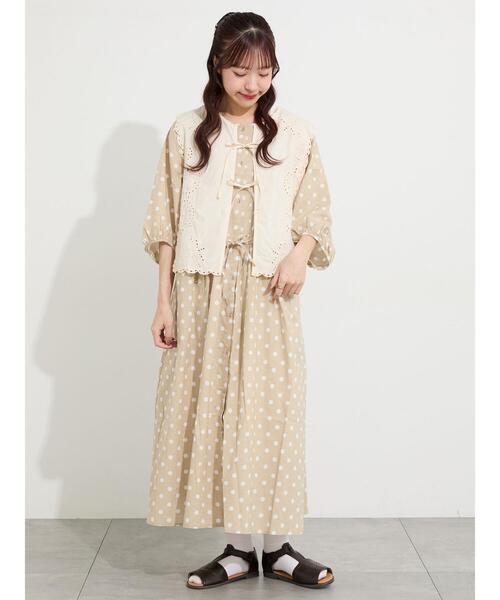 Samansa Mos2（サマンサモスモス） ワンピース 「接触冷感」柄アソート