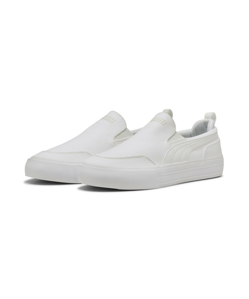 「PUMA」 スリッポン 23.0cm ブラック×ホワイト メンズ_画像2