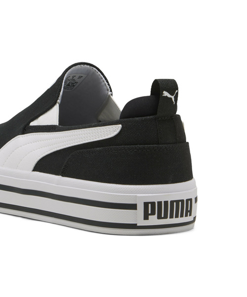 「PUMA」 スリッポン 23.0cm ブラック×ホワイト メンズ_画像8