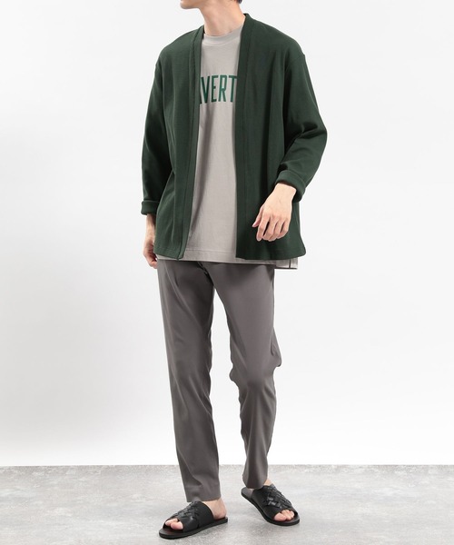 「GLOBAL WORK Smile Seed Store」 カーディガン MEDIUM ブラック メンズ_画像9