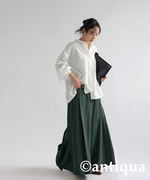 「antiqua」 パンツ FREE グレー レディース_画像9