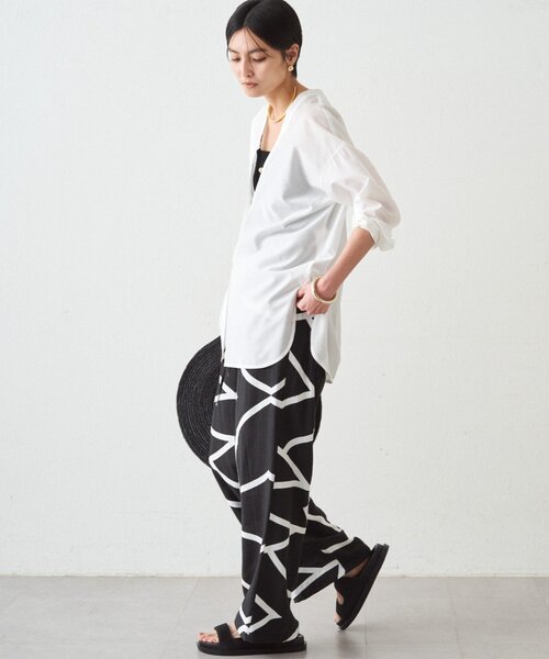 「LOUNGEDRESS」 長袖ブラウス FREE ブルー レディース_画像4