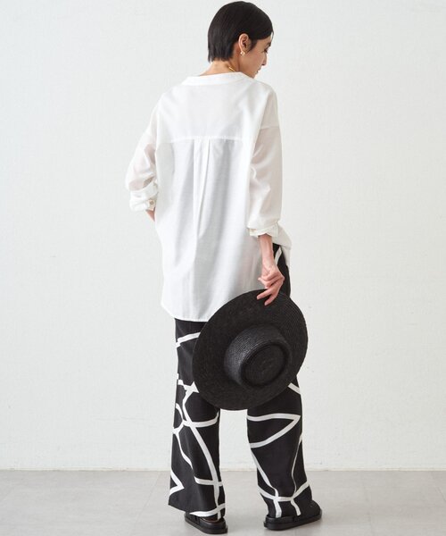 「LOUNGEDRESS」 長袖ブラウス FREE ブルー レディース_画像5