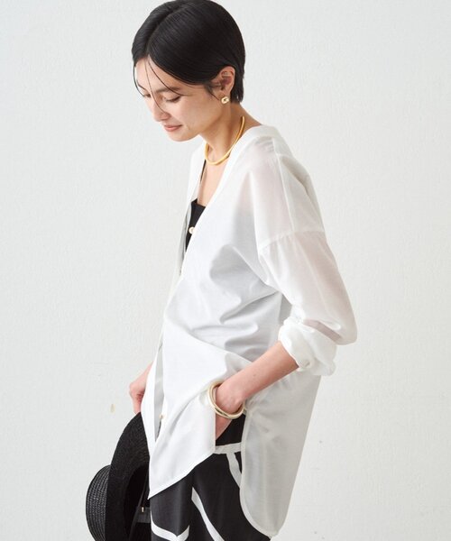 「LOUNGEDRESS」 長袖ブラウス FREE ブルー レディース_画像8