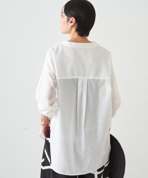 「LOUNGEDRESS」 長袖ブラウス FREE ブルー レディース_画像9