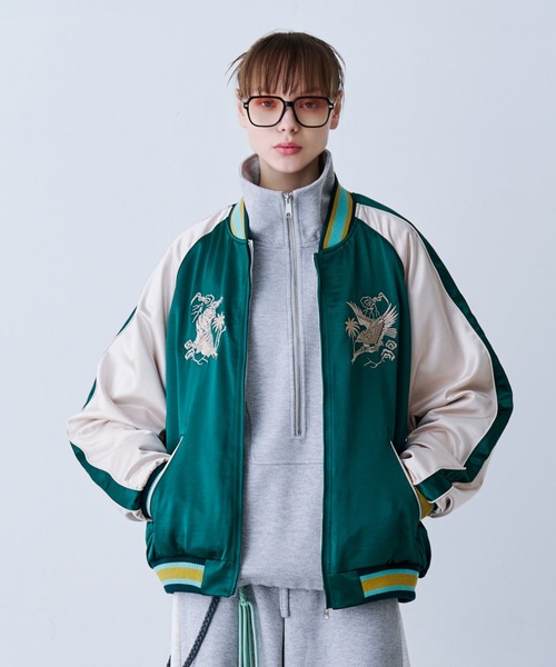 HYSTERIC GLAMOUR（ヒステリックグラマー） スカジャン LIGHTNING