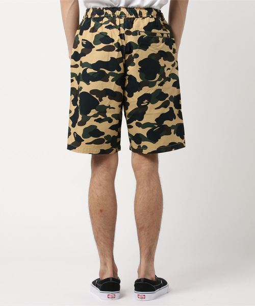 A bathing ape ハーフパンツカモ　ゾゾ購入品 A BATHING APE パンツ 1ST CAMO SHORTS M : ZOZOTOWN Yahoo!店