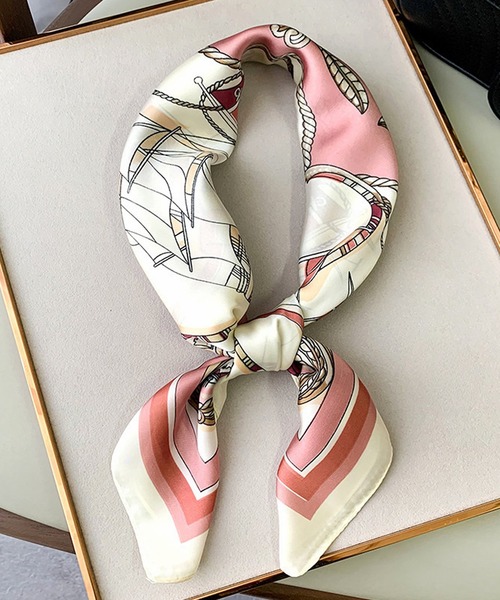 TORY BURCH（トリーバーチ） スカーフ バンダナ Tモノグラム シルク
