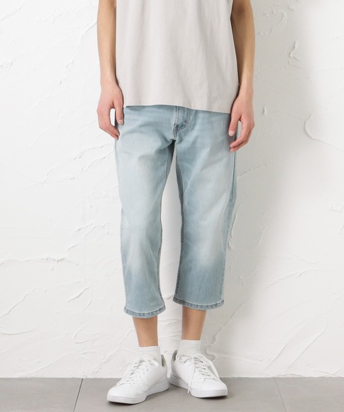 65 Off 送料無料 パンツ デニム ジーンズ Levi S リーバイス 505 Cool クロップドパンツ7 700円 Aynaelda Com