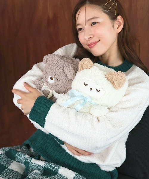 DONOBAN（ドノバン） ブランケット モコモコくるくるアニマルひざ掛け