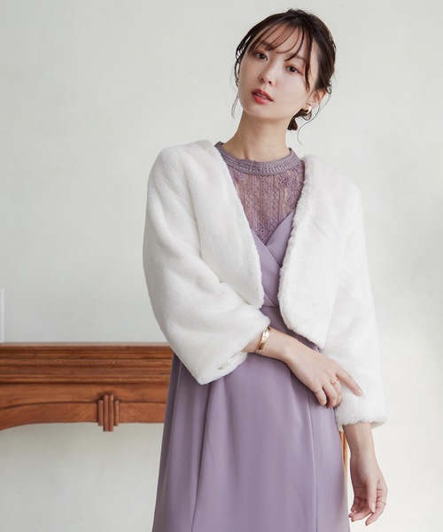 niana（ニアナ） ジャケット テーラードジャケット フェイクファー