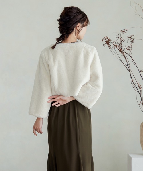 niana（ニアナ） ジャケット テーラードジャケット フェイクファー