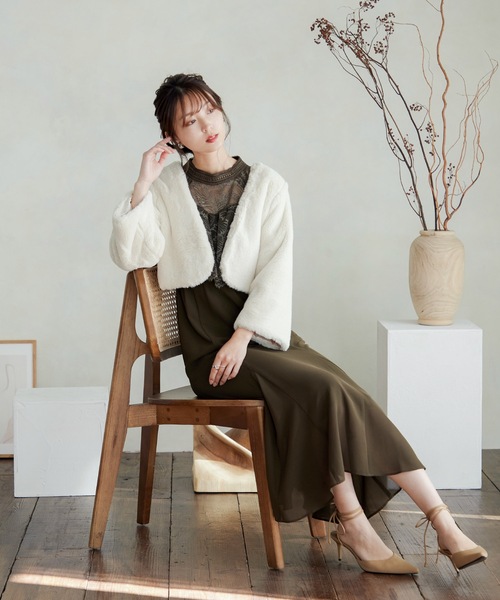 niana（ニアナ） ジャケット テーラードジャケット フェイクファー
