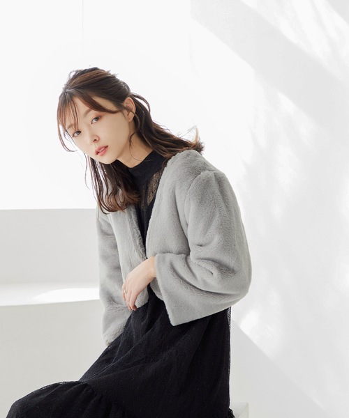 niana（ニアナ） ジャケット テーラードジャケット フェイクファー