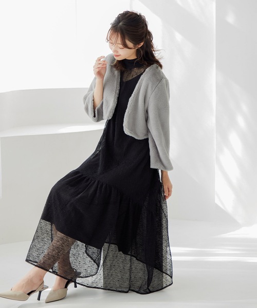 niana（ニアナ） ジャケット テーラードジャケット フェイクファー