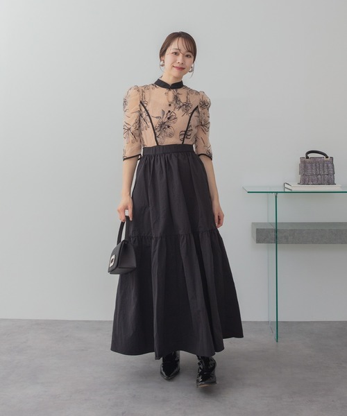 leja ドレス　Sサイズ 当日発送】スパンコールボタニカルマーメイドボレロ2WAYドレス