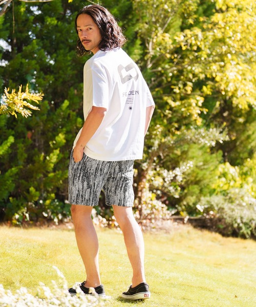 CAMBIO パンツ mp10830-Geometric Jacquard Short Pants