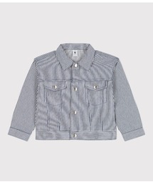 PETIT BATEAU（プチバトー） ブルゾン アウター ヒッコリーストライプ