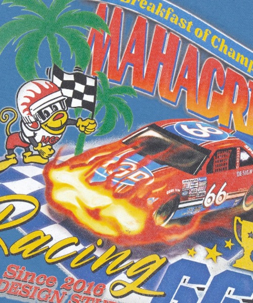 MAHAGRID tシャツ 「mahagrid/マハグリッド」RACING TEE