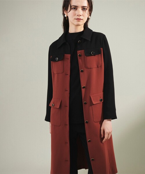 グレースクラス　ワンピース　ジャケット GRACE CLASS ワンピース バイカラージャケットドレス : ZOZOTOWN