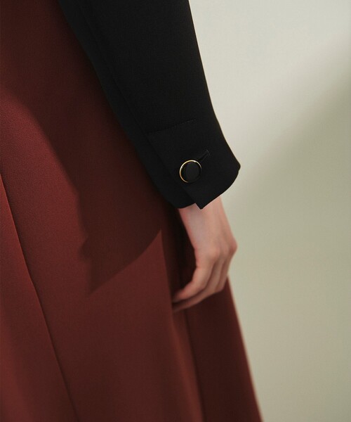 GRACE CLASS ワンピース バイカラージャケットドレス : ZOZOTOWN