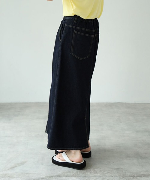 Alexander mcqueen ロングジーンズスカート alexander mcqueen(アレキサンダーマックイーン) スカート