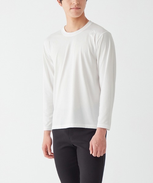 adidas adidas/アディダス ワンポイントロゴ クルーネック