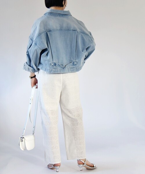 quaranciel パンツ quaranciel:「手洗い可能」ジオメトリック