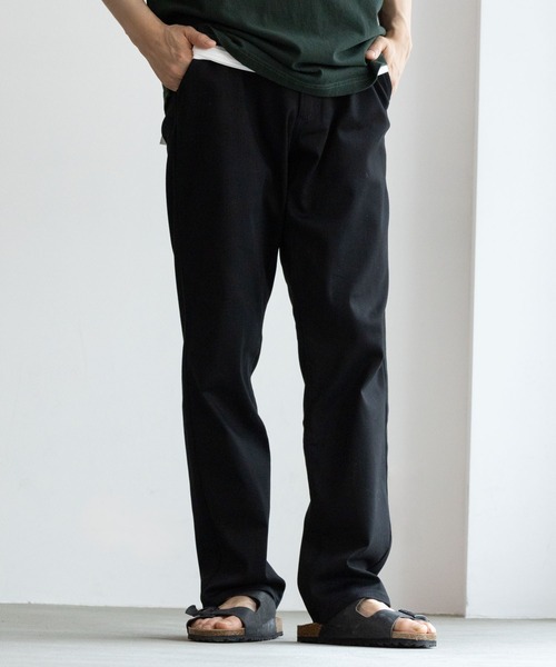 NAVY パンツ NAVY RICH COLORS ストレッチテーパードパンツ メンズ