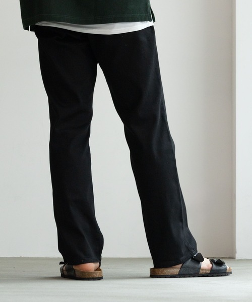 NAVY パンツ NAVY RICH COLORS ストレッチテーパードパンツ メンズ