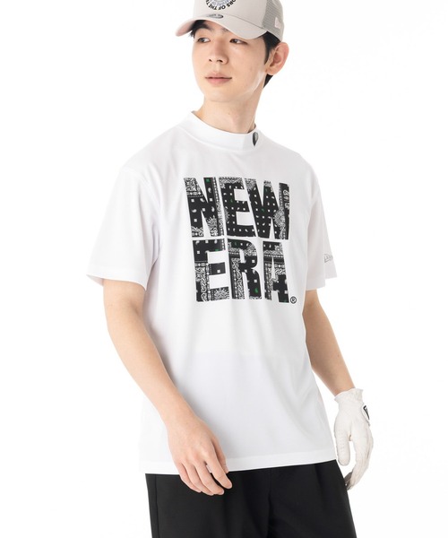 NEW ERA（ニューエラ） tシャツ ゴルフ ミッドネック半袖Tシャツ